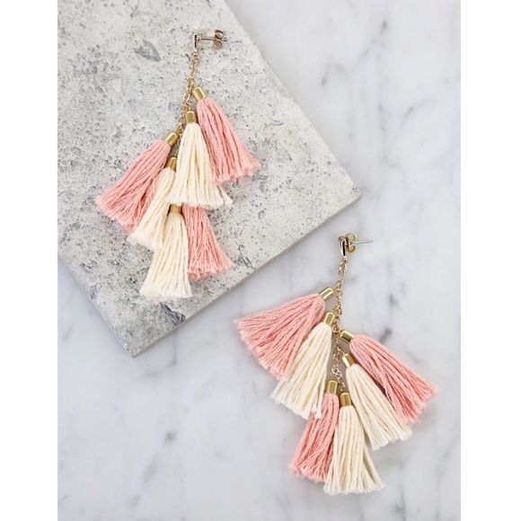 ettika Jewelry - Ettika Daydreamer Tassel Fringe Earrings NWT